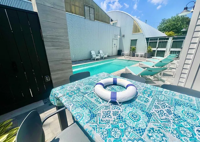 The Moon Quonset Hut Vacation Rental Heated & Chilled Pool