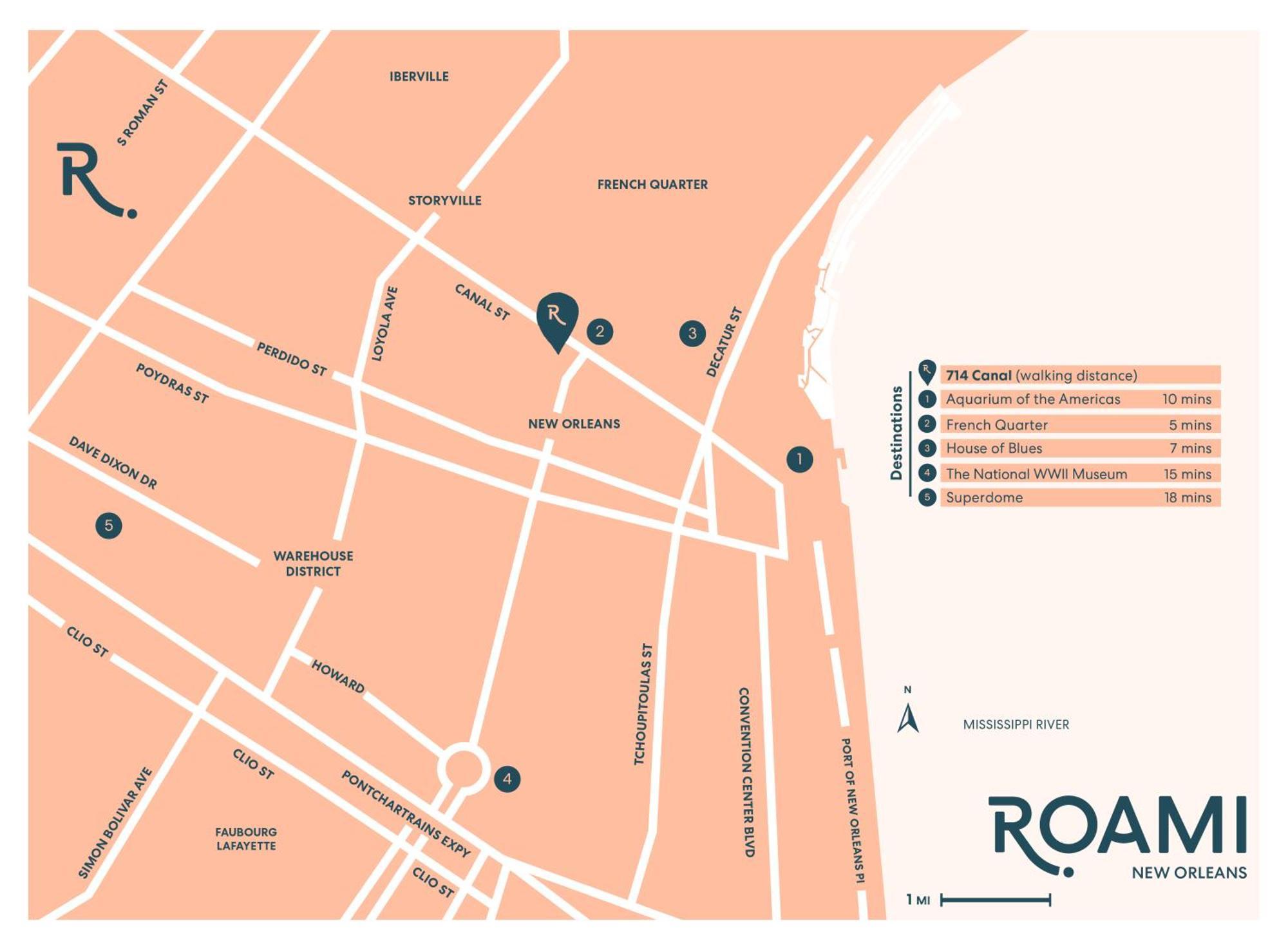 Apartment Roami At 714 Canal New Orleans